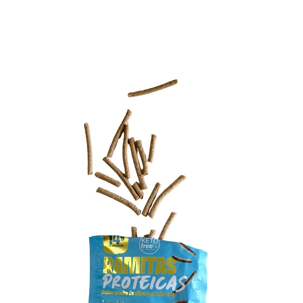 Ramitas Proteicas sabor aceite de oliva y sal de mar