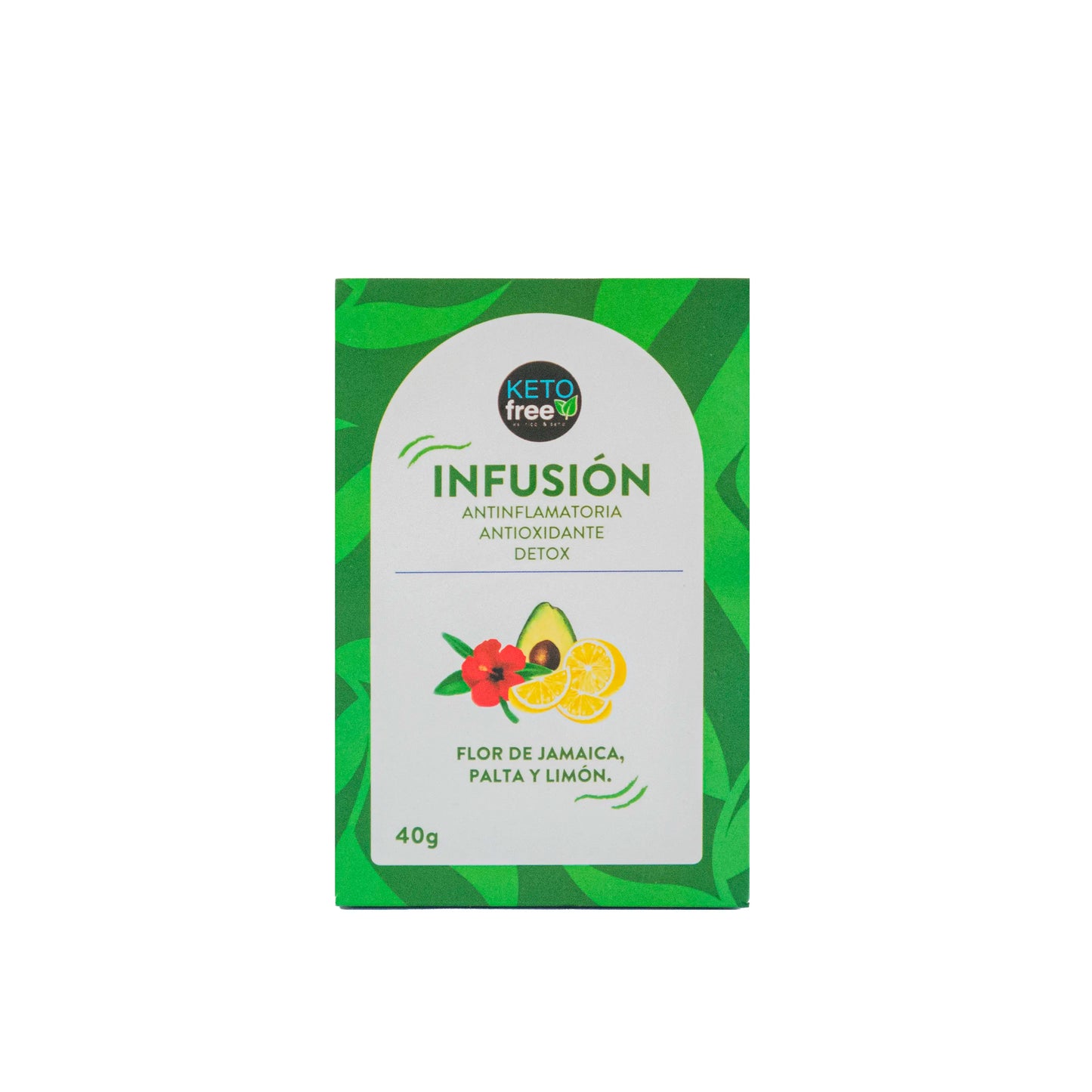 Infusión Flor de Jamaica, Palta y Limón