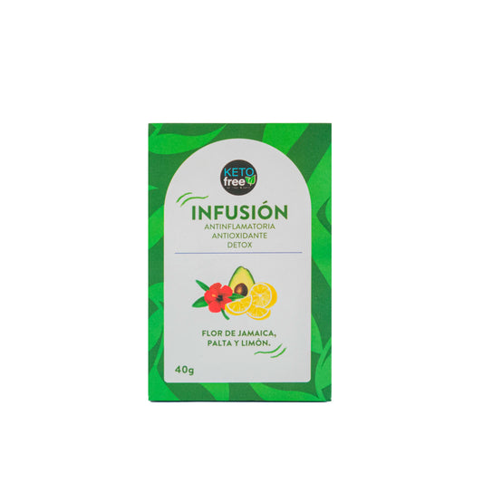 Infusión Flor de Jamaica, Palta y Limón