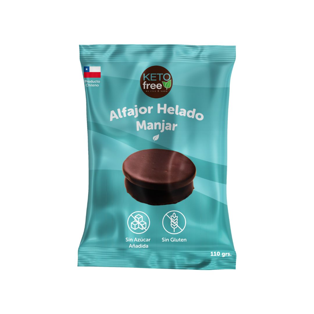 Alfajor helado Keto Manjar (SOLO PARA RM)
