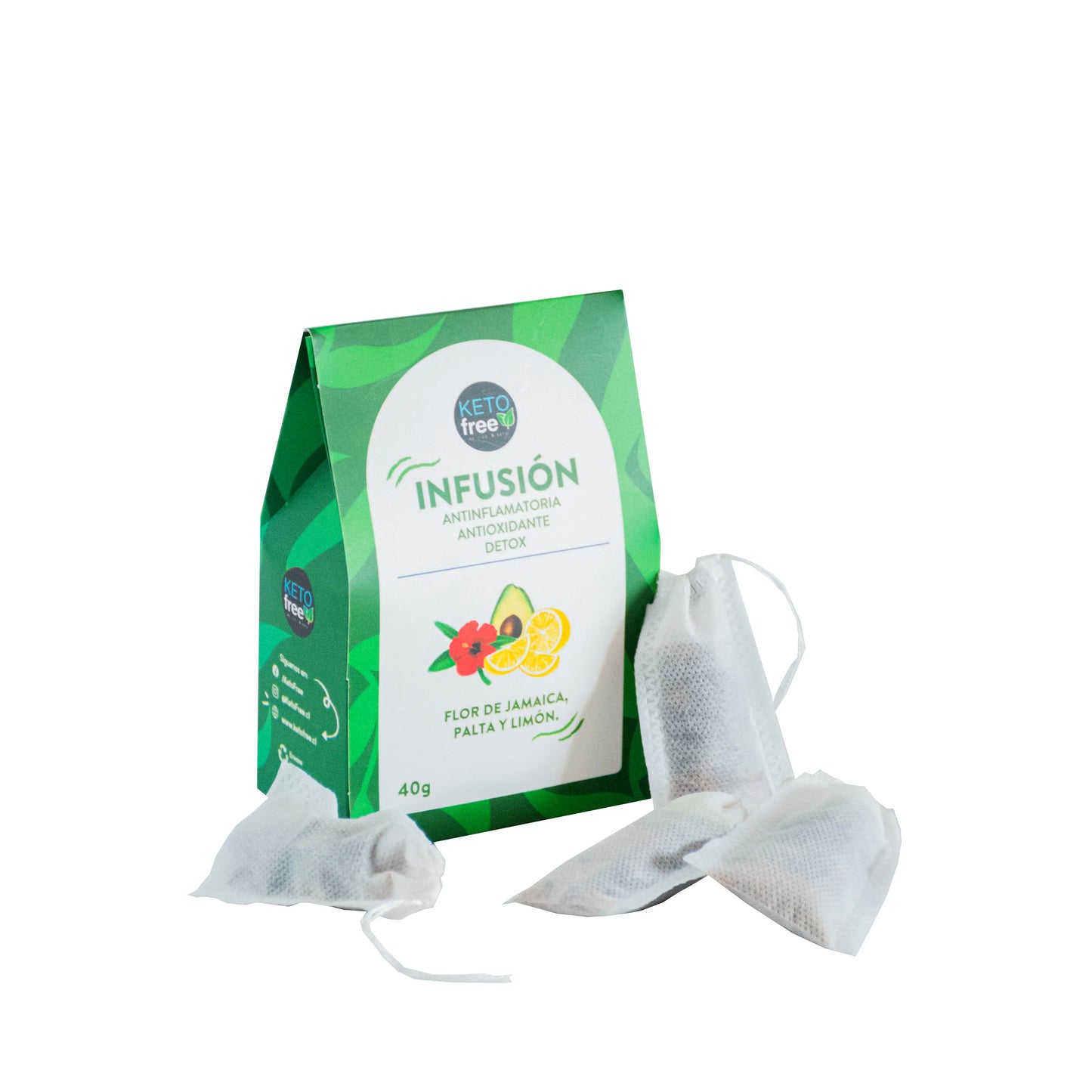 Infusión Flor de Jamaica, Palta y Limón