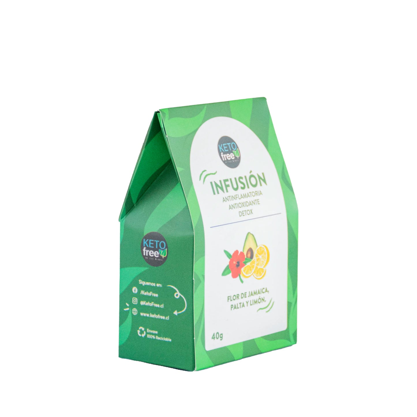 Infusión Flor de Jamaica, Palta y Limón
