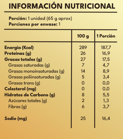 Alfajor Proteico Vegano