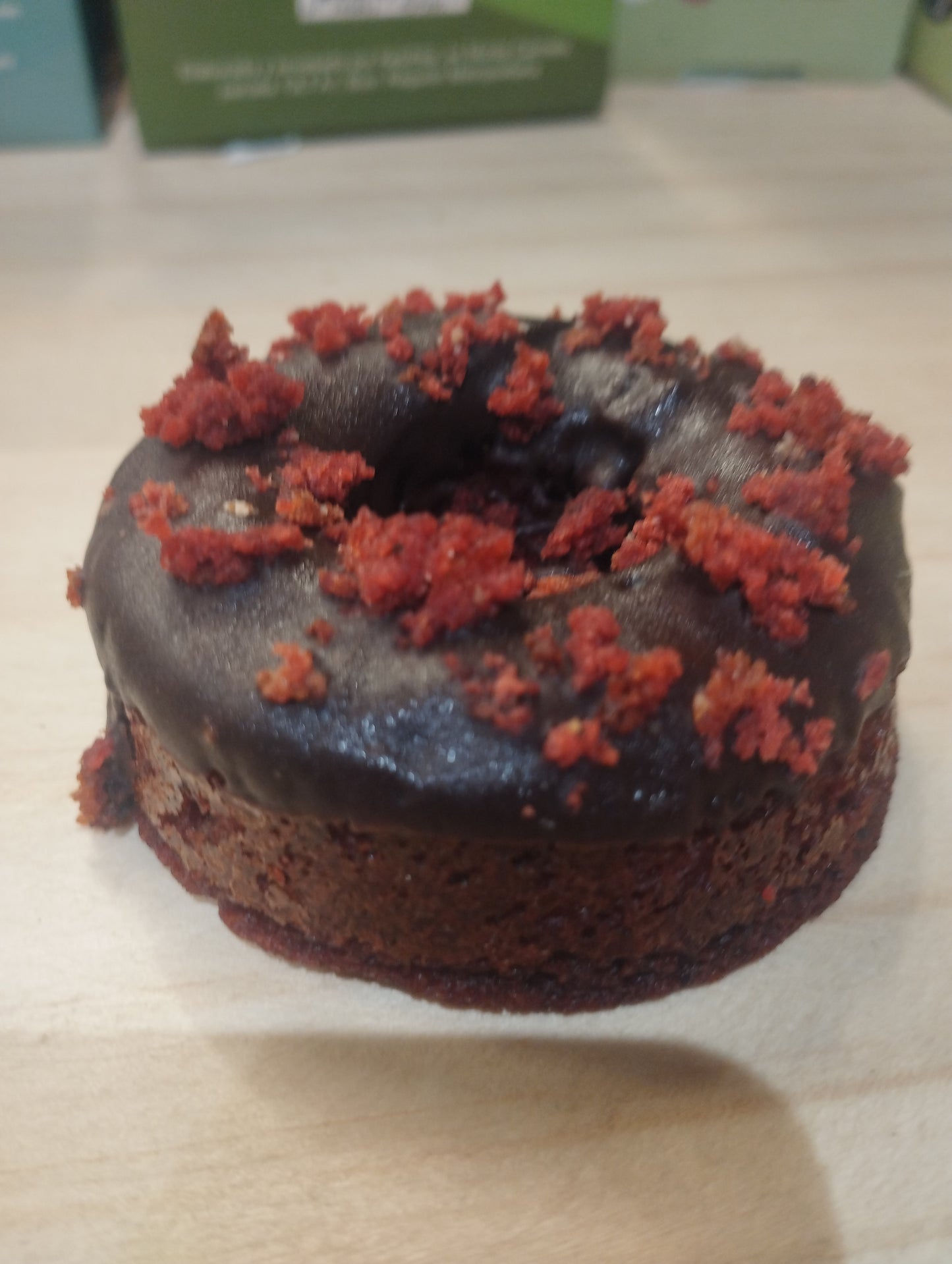 donuts proteicas red velvet