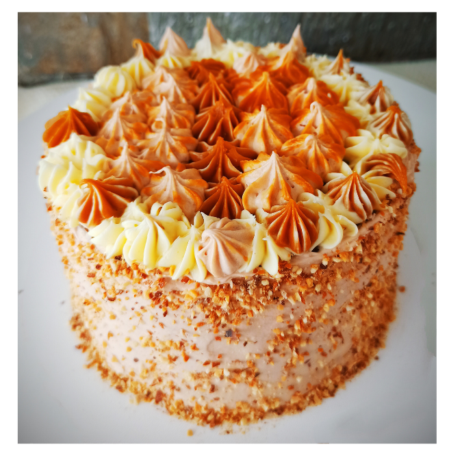 Torta almendra manjar