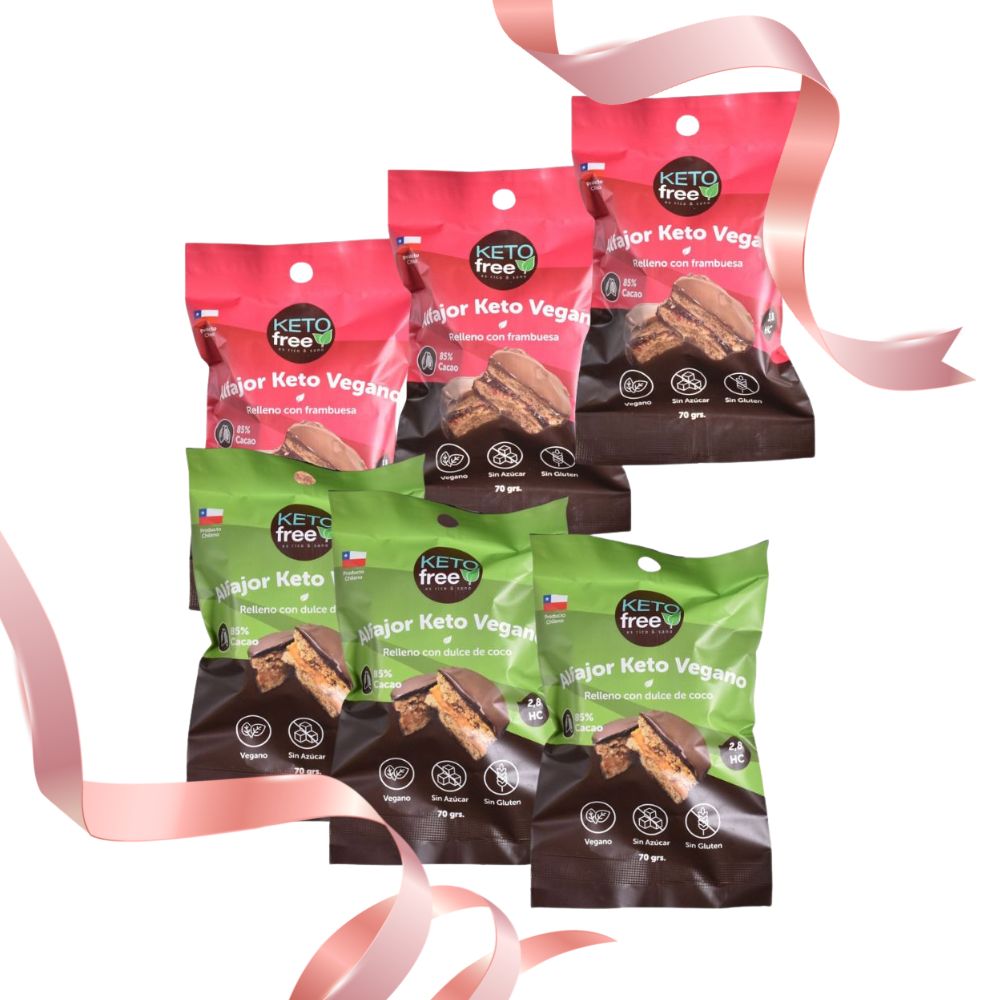 Pack 6 Alfajores - Keto Veganos