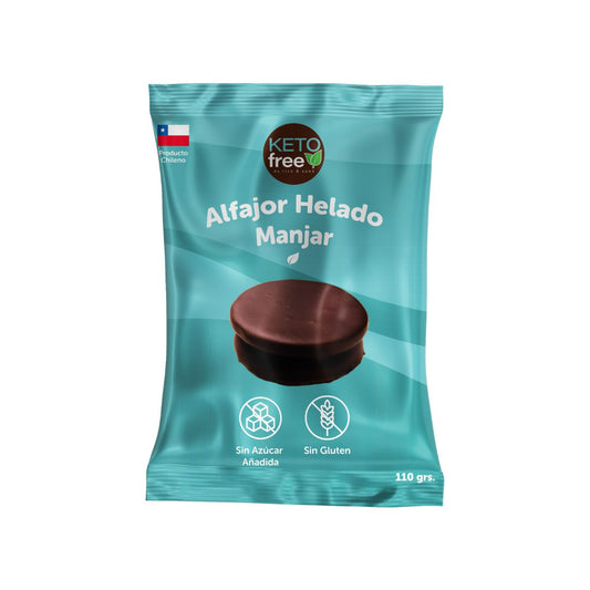 Alfajor helado Keto Manjar