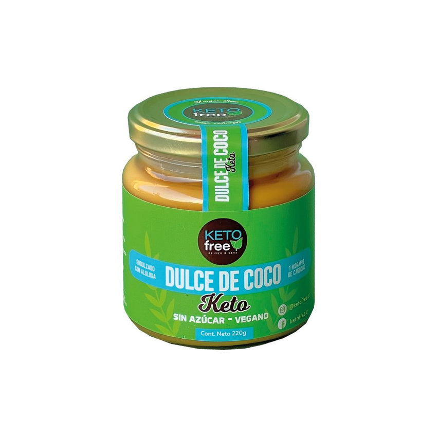 Dulce de coco Keto Vegano