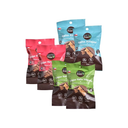 Pack 6 Alfajores Mixto