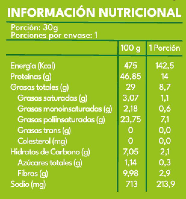 Ramitas Proteicas sabor sal de mar y aceite de chía